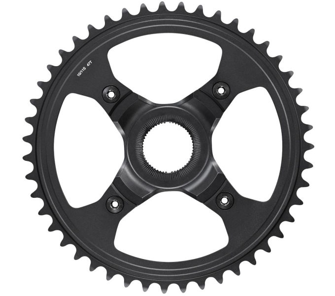 SHIMANO CHAINRING, SM-CRE80-R, 47T W/O CG, FOR CHAIN LINE 50MM, BLACK, IND