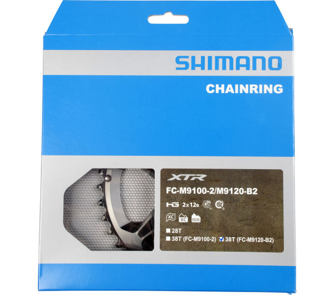 SHIMANO FC-M9120-B2 CHAINRING 38T-BH FOR 38-28T