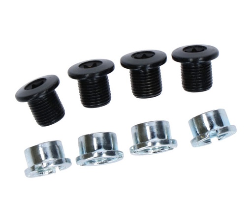 [#PL-Y0J498010] SHIMANO SM-CRE70-B GEAR FIXING BOLT (M8 X 8.5 / 1 UNIT = 4 PCS.) & NUT (1