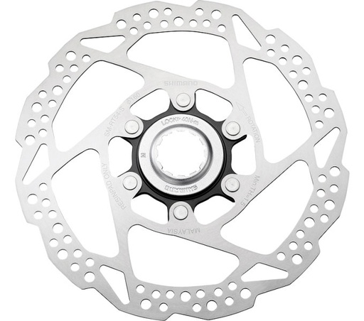 [#PL-ASMRT54SI3] ROTOR FOR DISC BRAKE, SM-RT54, S 160MM, W/LOCK RING(INTERNAL SERRATION, BLACK),