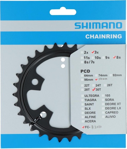 [#PL-Y1W730000] SHIMANO FC-R2030 CHAINRING 30T-MR