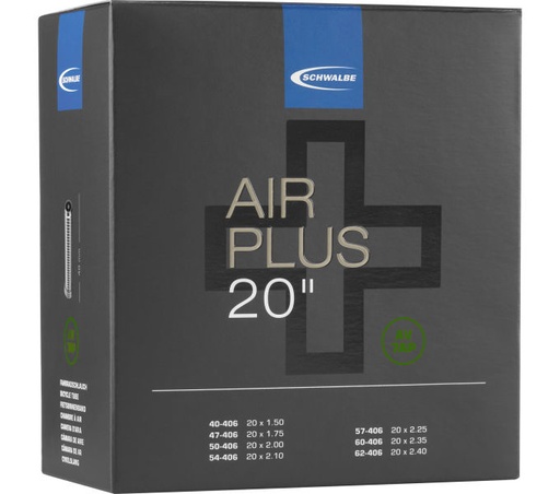 [#PL-10461560] BELSŐ SCHWALBE 20 AV7 AP 20x1,50-2,40 AIR PLUS 40MM 220G {10/7}