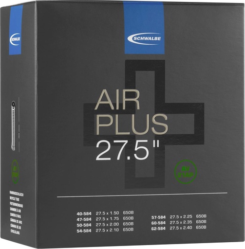 [#PL-10461580] BELSŐ SCHWALBE 27,5 AV21AP 27,5x1,50-2,40 AIR PLUS 40MM 305G {10/7}