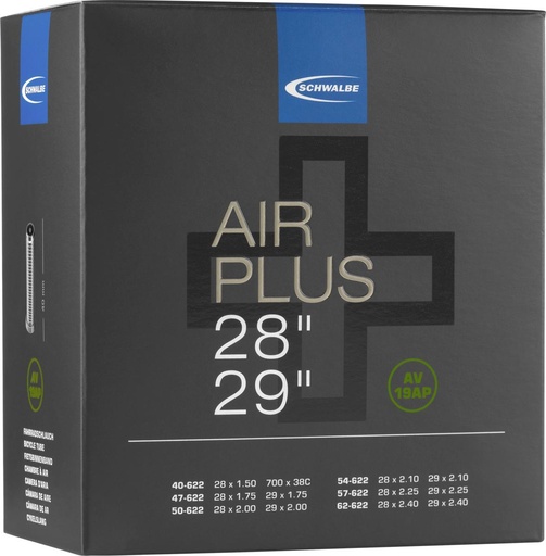 [#PL-10461610] BELSŐ SCHWALBE 29 AV19AP 29x1,50-2,40 AIR PLUS 40MM 320G {10/7}