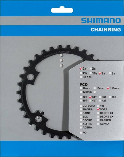 [#PL-Y1VC34000] SHIMANO FC-R3000 CHAINRING 34T