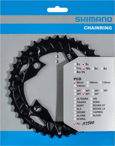 [#PL-Y1VB98020] SHIMANO FC-MT500 CHAINRING 40T-AN