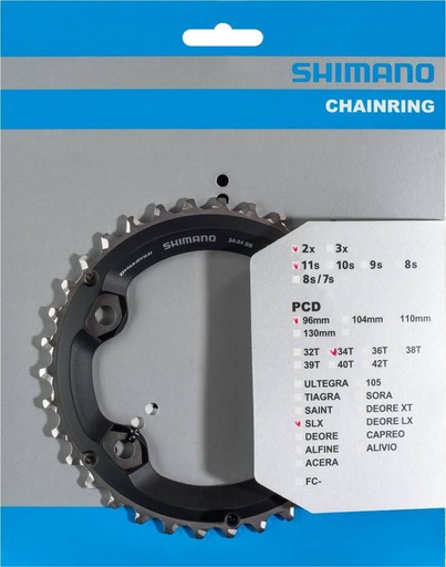 [#PL-Y1VG98010] SHIMANO FC-M7000-2 CHAINRING 34T-BB FOR 34-24T