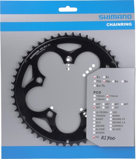 [#PL-Y1VM98010] SHIMANO FC-RS400 CHAINRING 50T-F