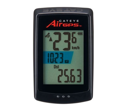 [#PL-CCGPS100B] CatEye Air GPS kerékpár-computer, sok funkció, vezeték nélküli, jeladó nélkül