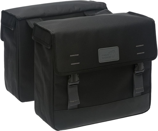 [#PL-FA003483000] KERÉKPÁROS TÁSKA NEWLOOXS ORIGIN DUPLA FEKETE 39L 37,5X34X15,5CM(X2)