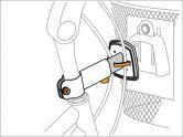[#PL-FA003486014] NewLooxs Smartlock System Take-Off kormányszár-rögzítő 21,1–25,4 mm
