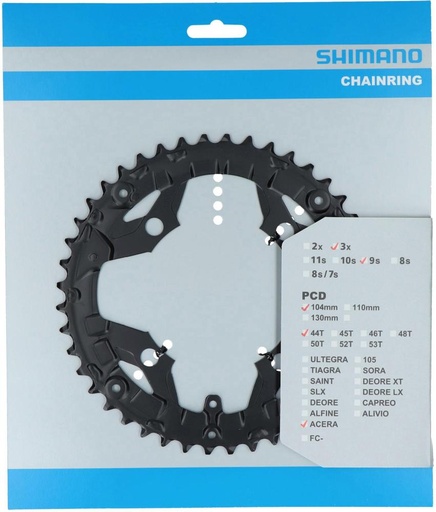 [#PL-Y1RV98040] SHIMANO FC-T3010 CHAINRING 44T FOR CHAIN GUARD