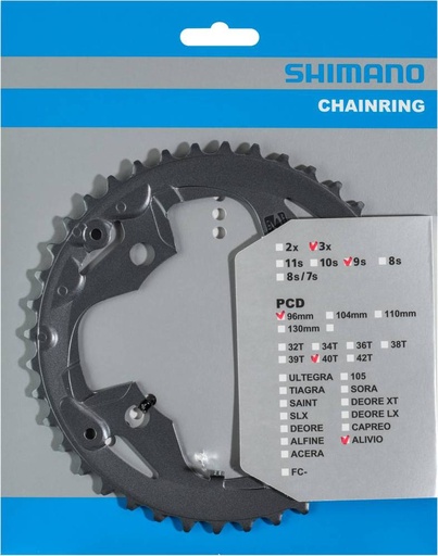 [#PL-Y1PL98050] SHIMANO FC-M4000 CHAINRING 40T