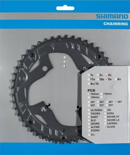 [#PL-Y1PX98030] SHIMANO FC-M4060 CHAINRING 48T CG FOR 48-36-26T