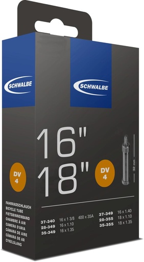 [#PL-10410311] BELSŐ SCHWALBE 16 DV4 16x1.3/8 1,10-1,40 32MM 85g {25/7}