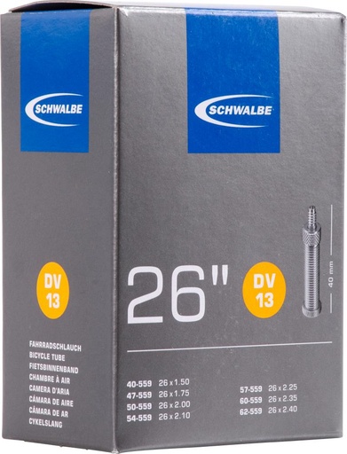 [#PL-10425311] BELSŐ SCHWALBE 26 DV13 26x1,50-2,40 40MM 190g {25/7}