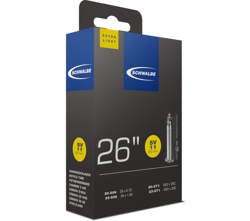 [#PL-10422363] BELSŐ SCHWALBE 26 SV11 559/571-20/25 EXTRA LIGHT 60MM 60g {25/7}