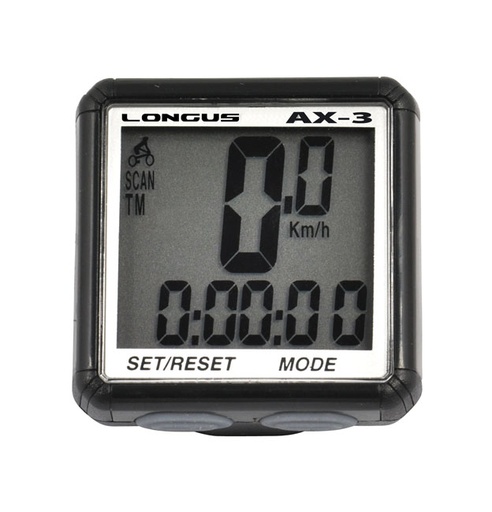 [#PL-804748] Longus AX-3 kerékpár-computer 13 funkció vezetékes fekete Special Edition