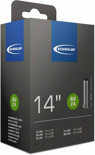 [#PL-10407510] BELSŐ SCHWALBE 14 AV2A 14x1,75-2,35 40MM 80g {25/7}