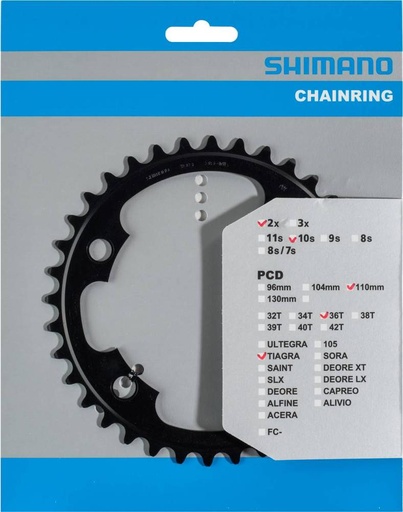 [#PL-Y1RC36000] LÁNCKERÉK 36F FC4700-ML 52-36 ALU