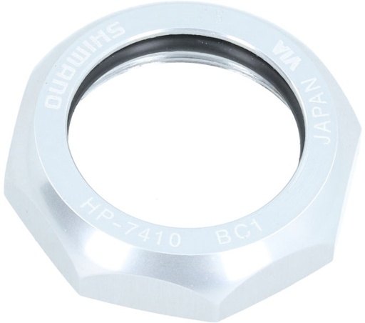 [#PL-Y78A98010] SHIMANO HP-7410 LOCK NUT B.C.1"X24T (ENGLISH & JIS THREAD)& O-RING #78A 98