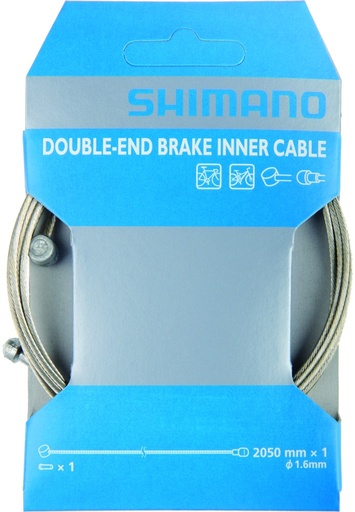 [#PL-Y80098410] SHIMANO ROAD/MTB STEEL BRAKE INNER CABLE 2050MM X INDIVIDUAL 10PACK OF STE