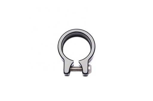 [#CS-40100000BK] Nyeregcsőbilincs KWV 28,6mm csavar+váll fekete