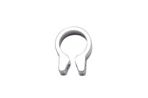 [#CS-40100001] Nyeregcsőbilincs KWV 31,8mm csavar+váll ezüst