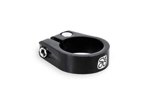 [#CS-40171046BK] Csepel WAK nyeregcsőbilincs alu 29,8 mm fekete