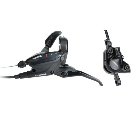 [#PL-EEF5052KLFPRA100P3] FÉK E TÁRCSA SET ALTUS ST-EF505(L), BR-MT200(F) FEKETE 1000MM R-FÉKBETÉT