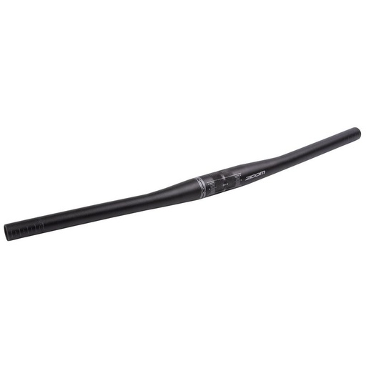 [#CS-40300004BK] Zoom alumínium MTB lapos kormány 620 mm 31,8 mm 10° matt fekete