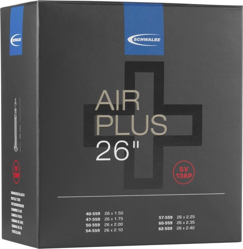 [#PL-10461393] BELSŐ SCHWALBE 26 SV13 AP 26x1,50-2,40 AIR PLUS 40MM 290 g {10/7}