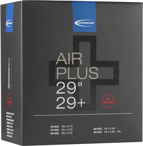 [#PL-10461443] BELSŐ SCHWALBE 29+ SV19+AP 29+x2,10-2,60 AIR PLUS 40MM 420 g {10/7}