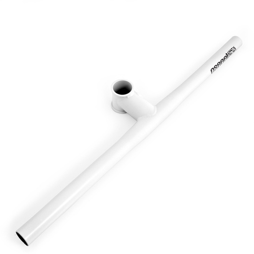 [#CS-40320000WH] Csepel Szimbióta-Macaroni Cr-Mo integrált kormány 480 mm 25,4 mm fehér