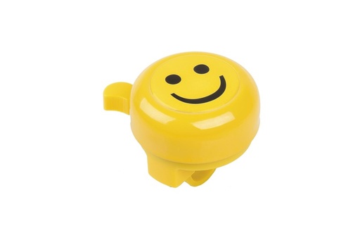 [#CS-41580035YY] CSENGŐ GYERMEK ACÉL FIGURÁS M-WAVE SMILE - 55 MM SÁRGA