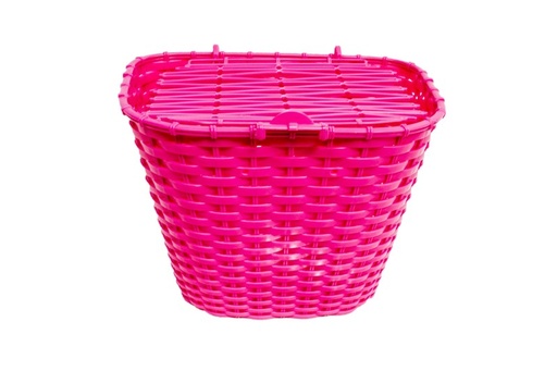 [#CS-41800019PK] KOSÁR ELSŐ MŰANYAG FEDELES 36X29X25 CM + TARTOZÉK PINK (30db/doboz)