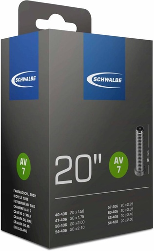 [#PL-10415310] BELSŐ SCHWALBE 20 AV7 20x1,50-2,40 40MM 145g {25/7}