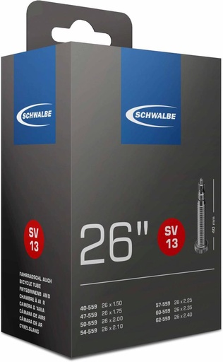 [#PL-10425343] BELSŐ SCHWALBE 26 SV13 26x1,50-2,40 40MM 190g {25/7}