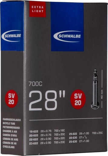 [#PL-10426343] BELSŐ SCHWALBE 622 SV20 622/630-18/25 EXTRA LIGHT 40MM 65g {25/7}