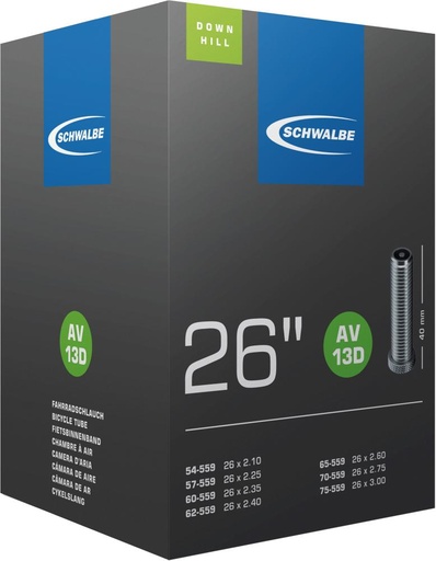 [#PL-10425740] BELSŐ SCHWALBE 26 AV13D 26x2,10-3,00 DOWNHILL 40MM 290g {25/7}