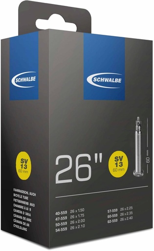 [#PL-10425363] BELSŐ SCHWALBE 26 SV13 26x1,50-2,40 60MM 190g {25/7}