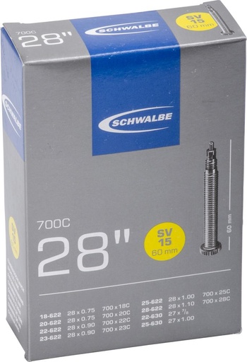 [#PL-10427363] BELSŐ SCHWALBE 622 SV15 622/630-18/28 60MM 105g 60mm {25/7}