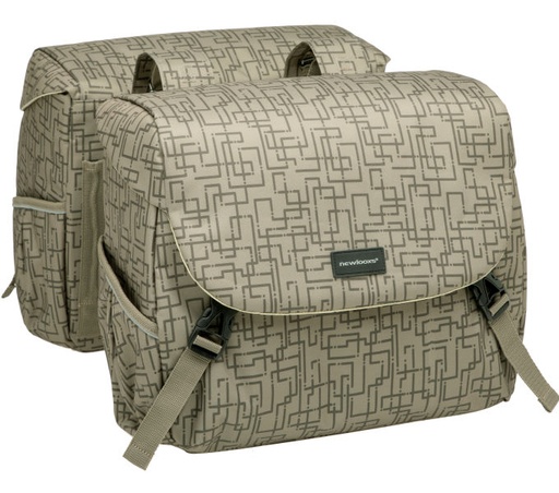 [#PL-FA003480225] KERÉKPÁROS TÁSKA NEWLOOXS MONDI JOY DUPLA IVY DIÓ 38L 37X26X32CM(X2)