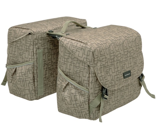 [#PL-FA003480231] KERÉKPÁROS TÁSKA NEWLOOXS MONDI JOY DUPLA IVY DIÓ 38L 37X26X32CM(X2)