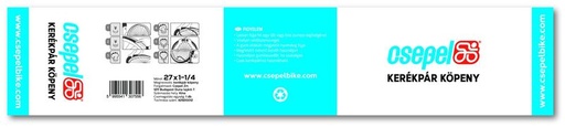 [#CS-42920012] KÖPENY 27X1-1/4 (32-630) CSEPEL P1036 FEKETE