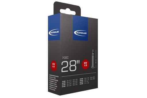 [#CS-42980255] TÖM 700X18-28C (18/28-622/630) SCHWALBE SV15 - 40MM DOBOZOS