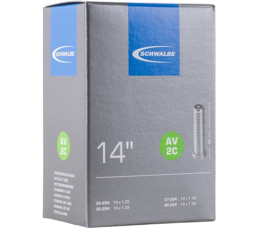 [#PL-10461840] BELSŐ SCHWALBE 14 AV2C 32/40-254 40MM 72G {25/7}