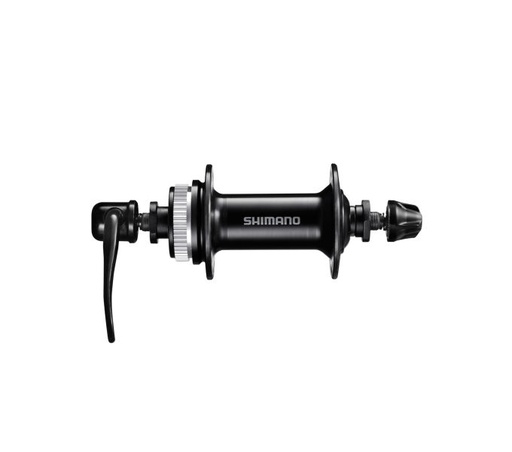 [#PL-EHBQC300AALP] SHIMANO FRONT HUB, HB-QC300, CENTER LOCK DISC 36H, QR:133MM(BLACK), OLD:100MM, W