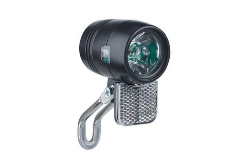 [#CS-44100033] LÁMPA ELSÖ 6V AGYD+KAP SPORT ECO 1LED 20LUX FEKETE AGYDINAMOS+KAP SPORT ECO 1LED 20LUX FKT