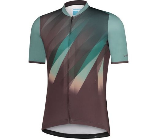  SHIMANO KITA SHORT SLEEVES ZIP ZÖLD